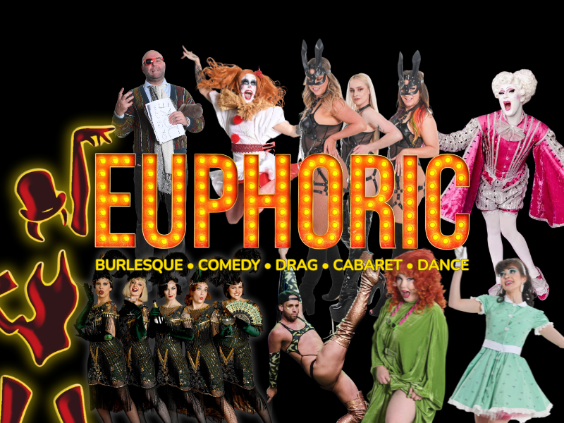 EUPHORIC show artwork for Cardinia Cultural Centre, landscape format